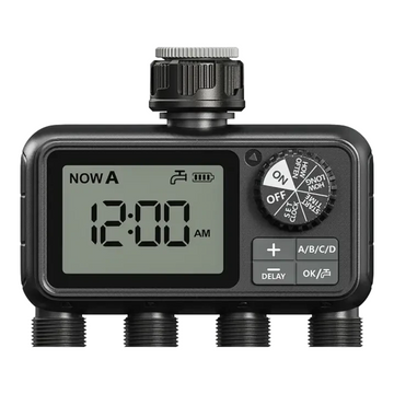 Programator pentru irigare Nivazo® WaterMaster HCT-M09, 4 zone, detectie ploaie